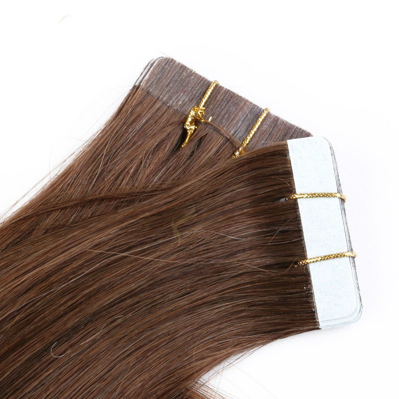 China Supplier Grade8a  Russian Cheap Virgin Remy Human Hair Double Drawn Colorful Tape Hair Extensions