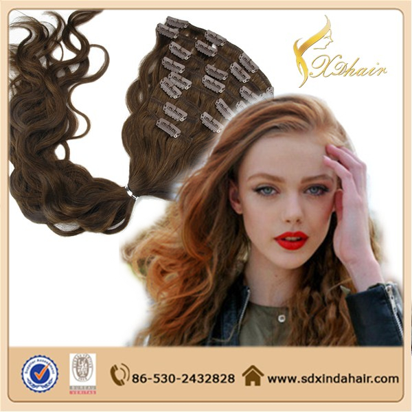 Clip in Hair Extensions 100% Human Hair High Quality Cheap Price Wholesale Alibaba Trade Assurance 220g