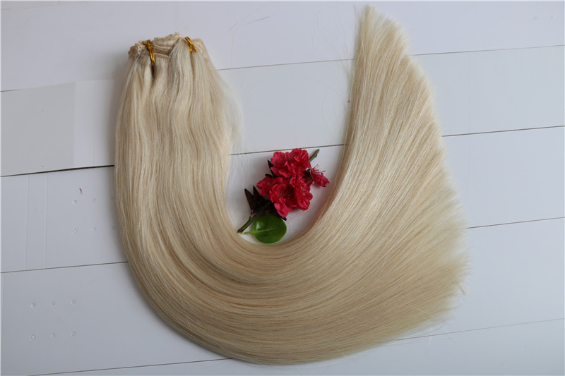 Clip in hair extension with lace for black women full head 120g, 160g,180remy clip in body wavy hair black clip in hair
