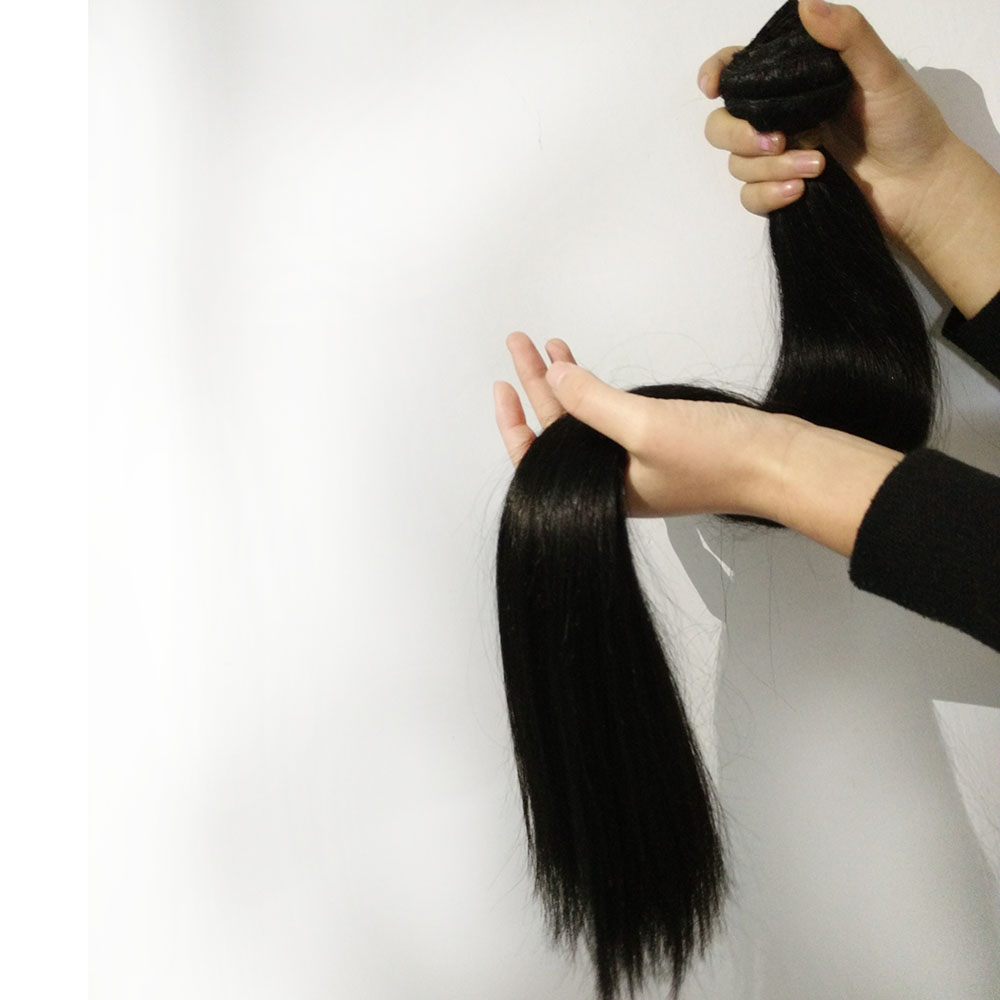 Clip in human hair extension from 100g to 260g cheap price hair