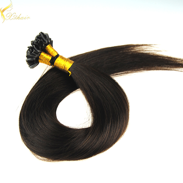 Double drawn stick tip indian remy pre bonded hair extension