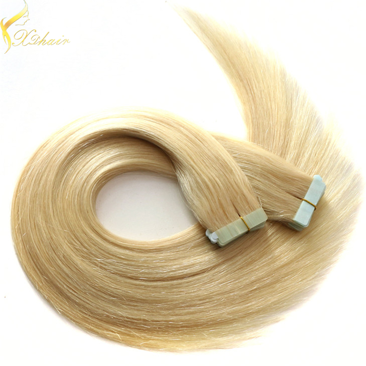 Double weft full cuticle wholesale european double drawn sticker hair extensions