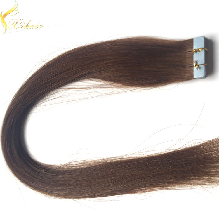 Double weft full cuticle wholesale seamless tape hair extensions