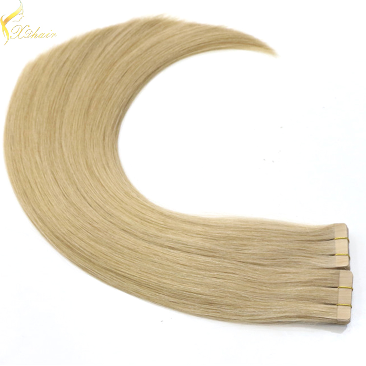 Double weft full cuticle wholesale tape in hair 3g