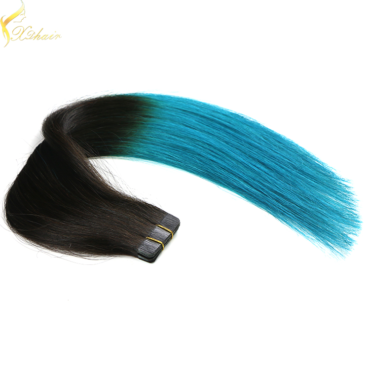 Double weft full cuticle wholesale tape in hair indian hair paypal