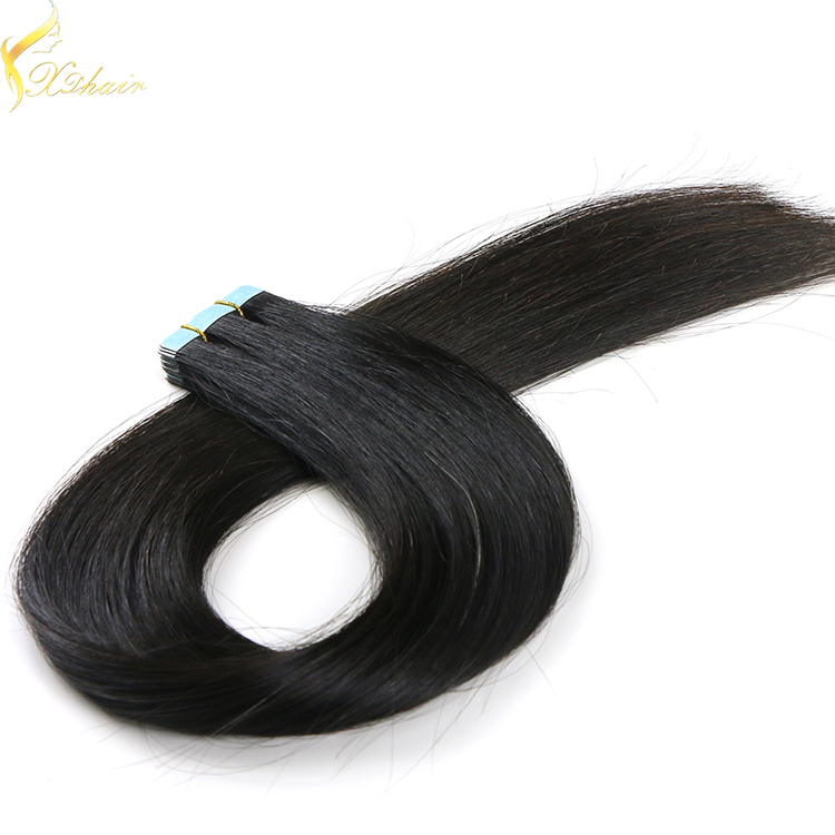 Double weft full cuticle wholesale virgin 2.5g tape in hair extensions russian