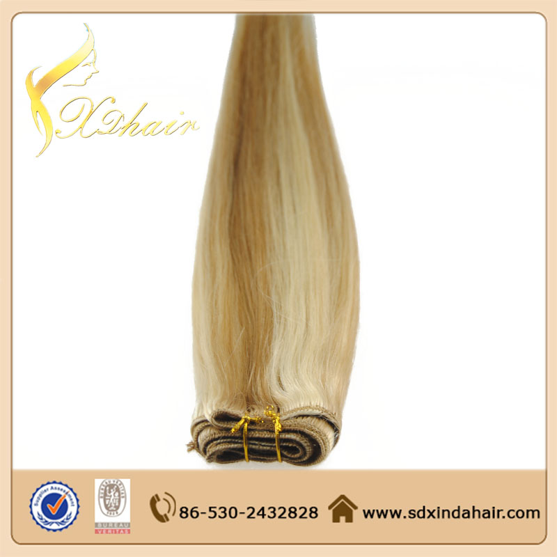 Factory Wholesale Pure Indian Remy Virgin Human Hair Weft