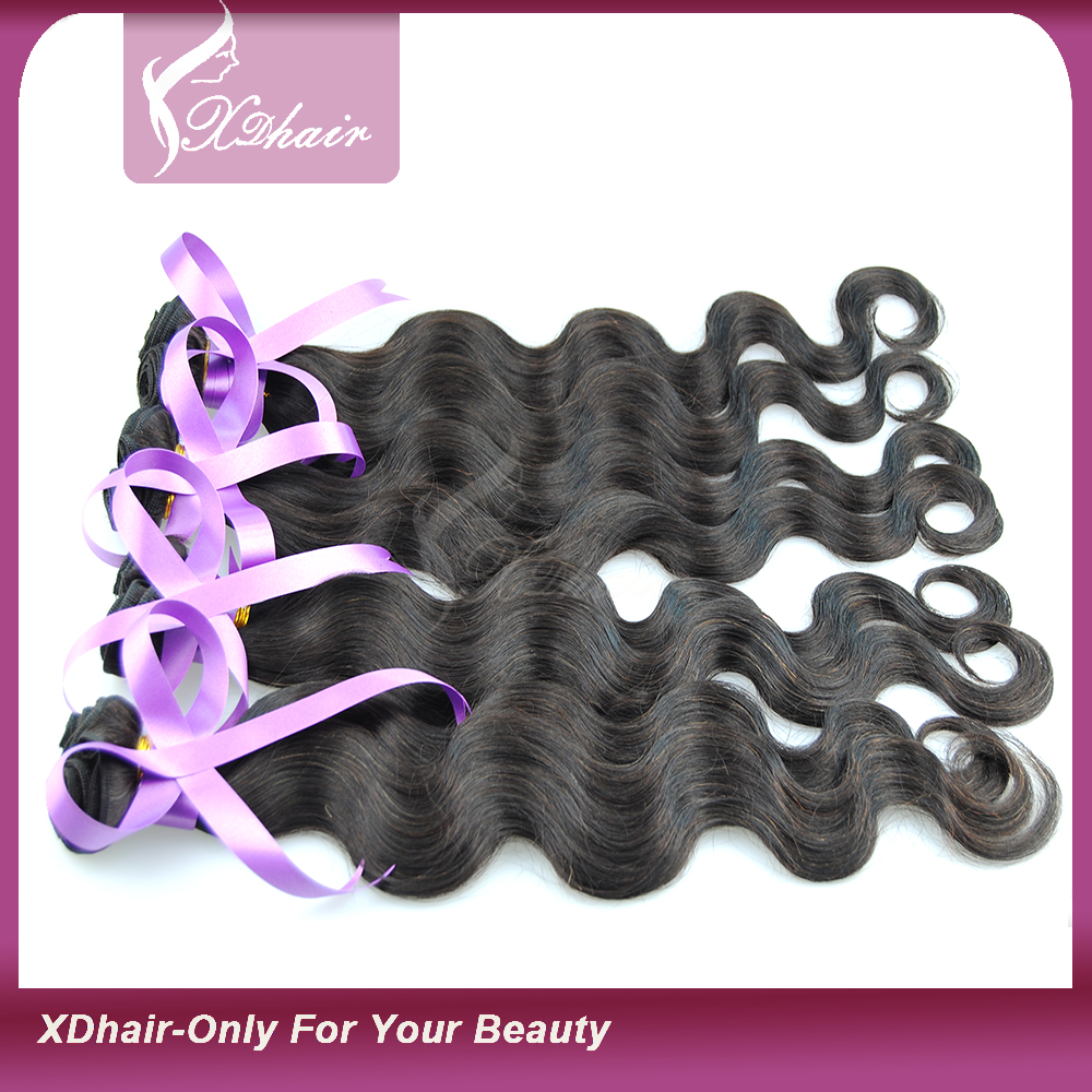 Fast Deliver 100% Human Hair No Blend Hair Extension Double Weft Hair Weave