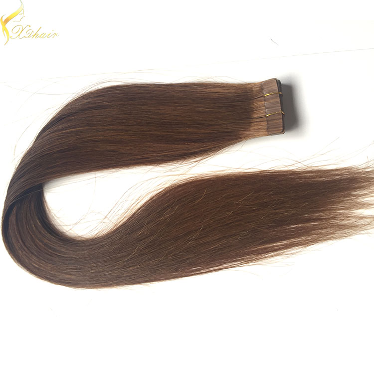 Fast ship large stock double drawn remy tape in weft extensions