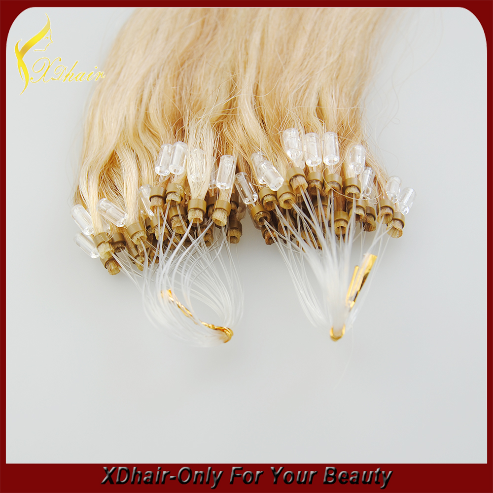 HOT! new products 2015 top quality micro ring loops human hair