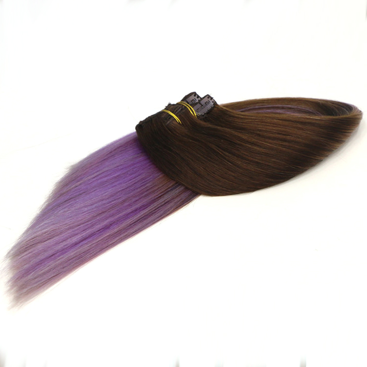 High Quality 7A Virgin Remy double drawn clip in hair extensions wholesale