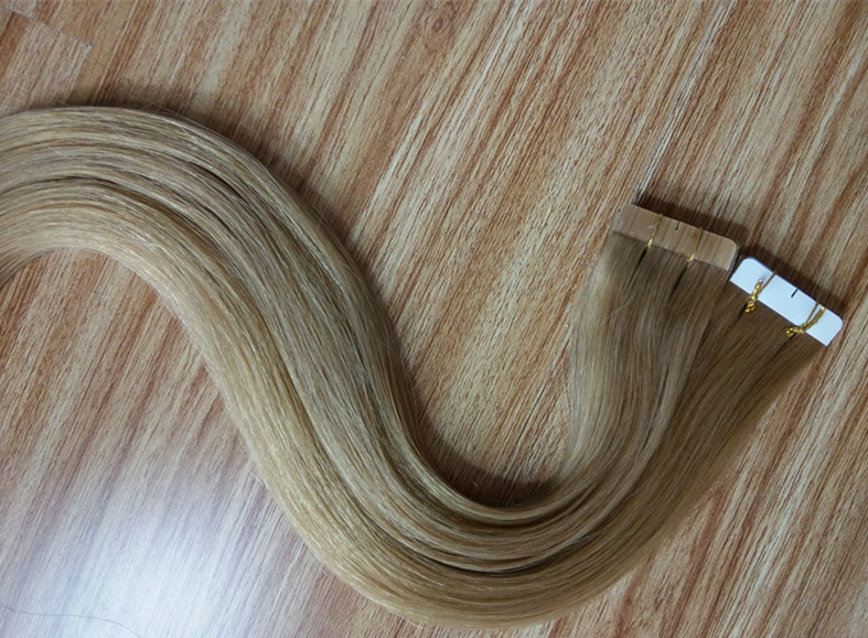 High quality double tape human hair Brazilian tape hair extension