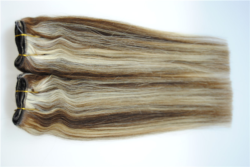 High quality flip in hair halo hair piano color double drawn 100% brazilian remy human hair factory price