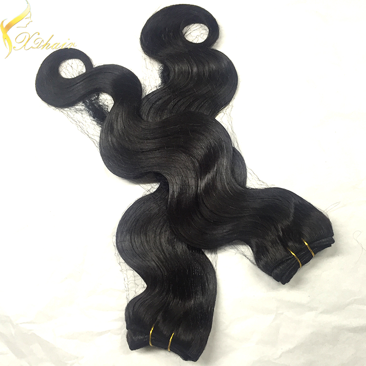High quality raw unprocessed grade 8a natural hair brazilian body wave hair
