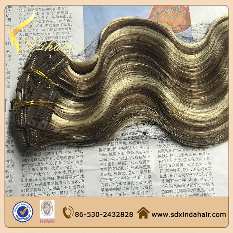 Hot Sale Clip In Hair Extension 10-30inch Free Sample