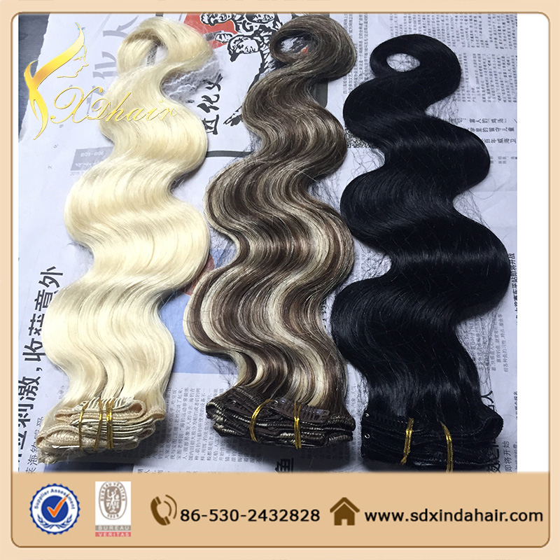 Hot Selling Brazilian Clip In Hair Extension