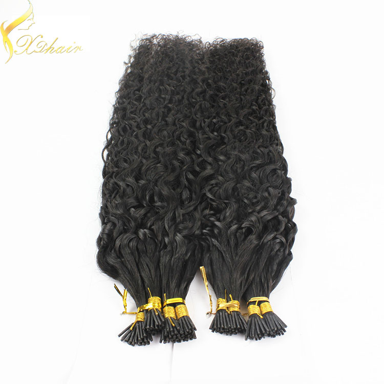 Hot new products for 2016 best selling products i tip hair extension curly color