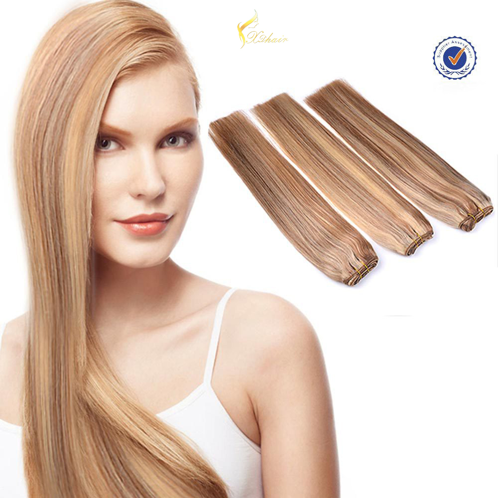 Hot sale 2016 human clip in hair extensions for black women single piece clip in hair
