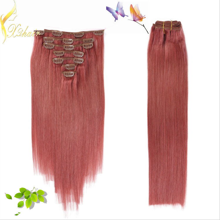 Hot sale Human Hair Product Aliexpress Women Clip In Hair piece