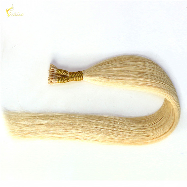 Hot sale Itip body wave virgin brazilian hair extension 100 cheap remy I tip #60