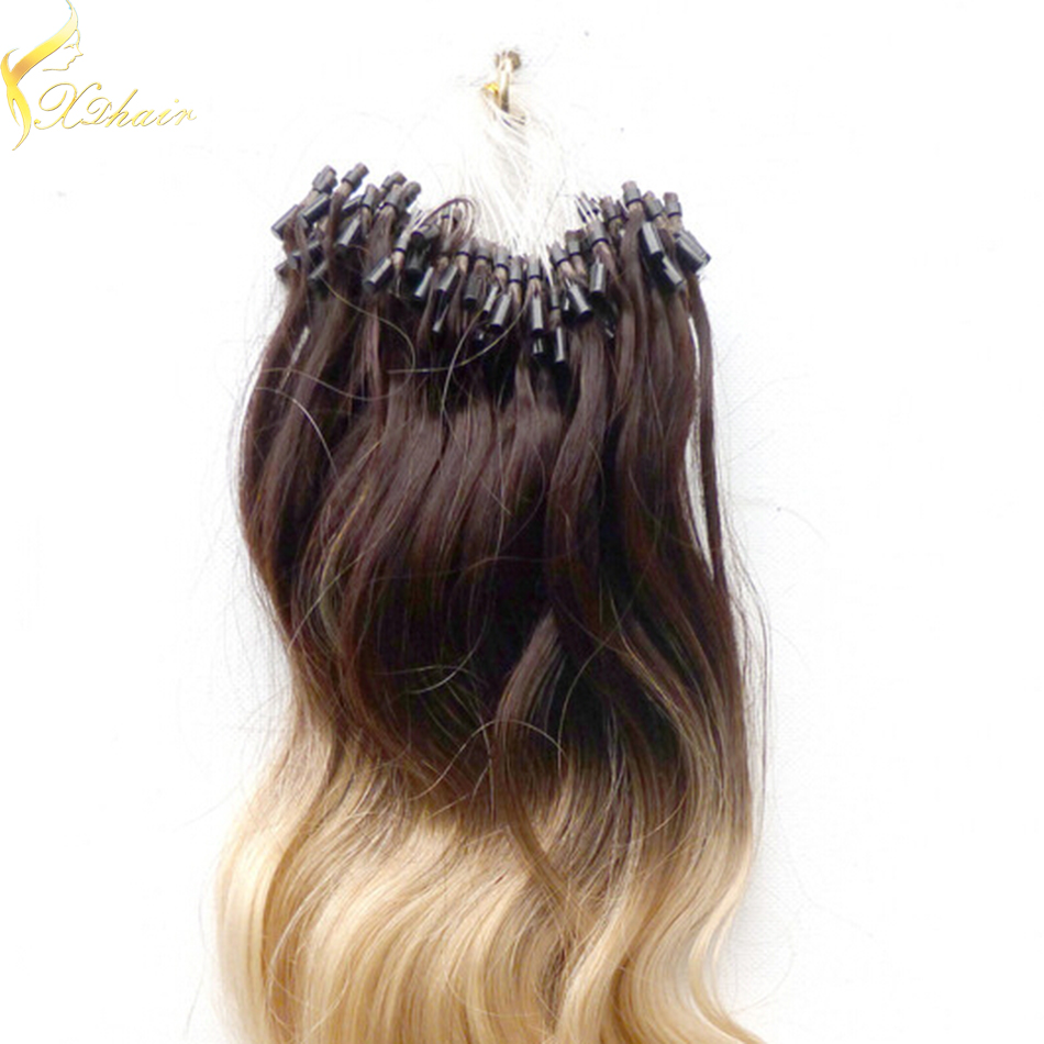 Hot sale factory cheap price high quality micro ring hair extension grade aaa remy hair
