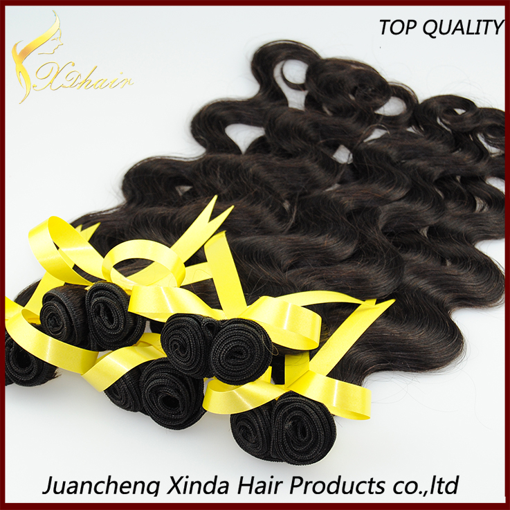 Hot sale high quality wholesale body wave double wefted 100% peruvian body wave hair