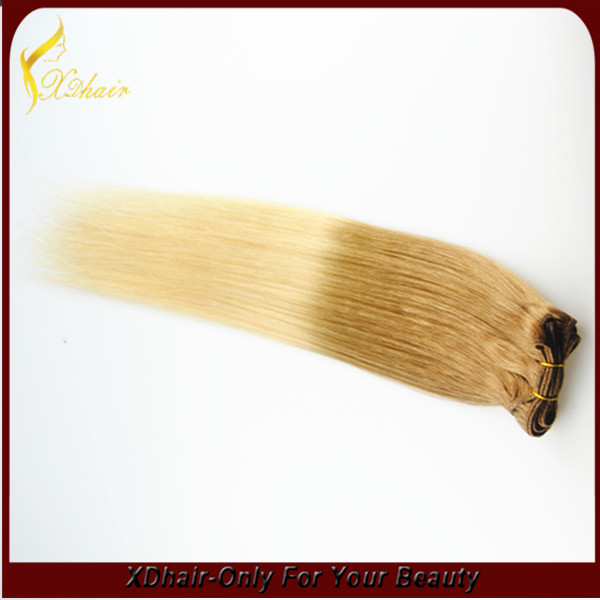 Hot selling trade assurance double weft shedding free hair weft indian remy
