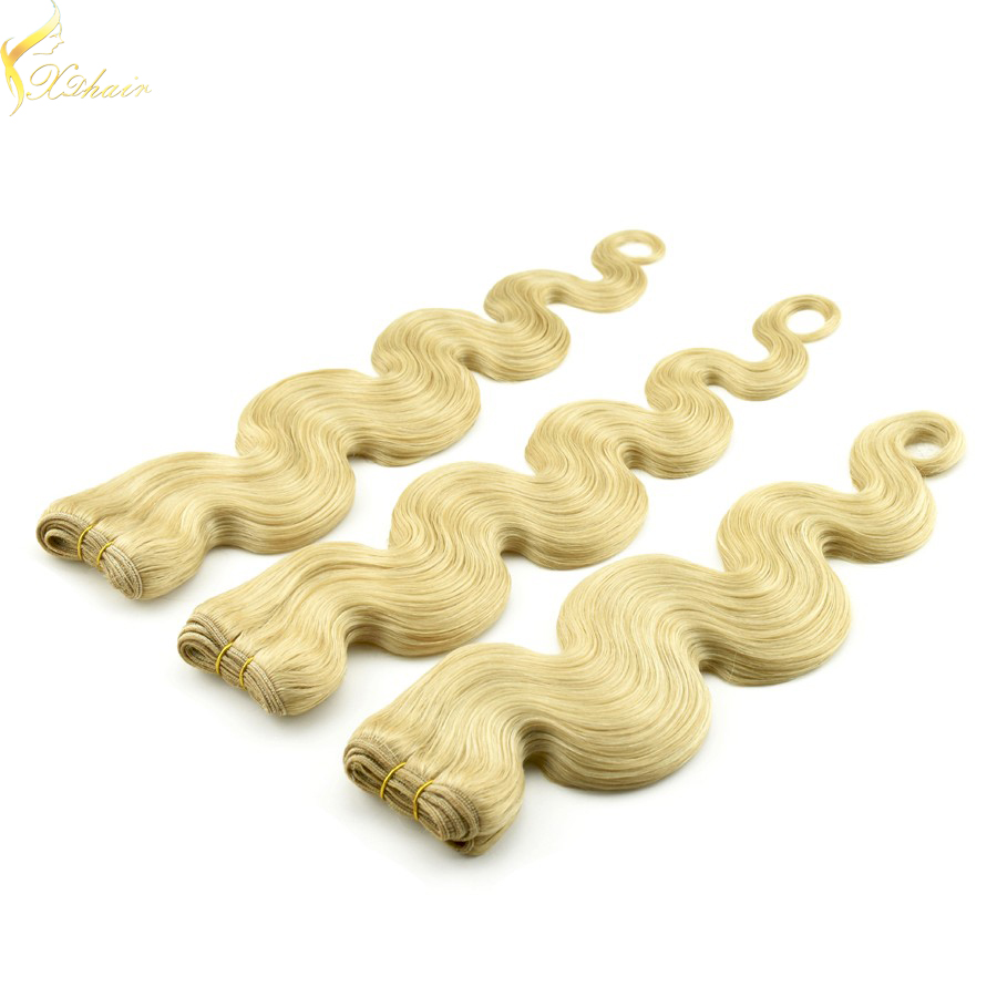 Hot selling trade assurance double weft shedding free virgin hair extensions bundles