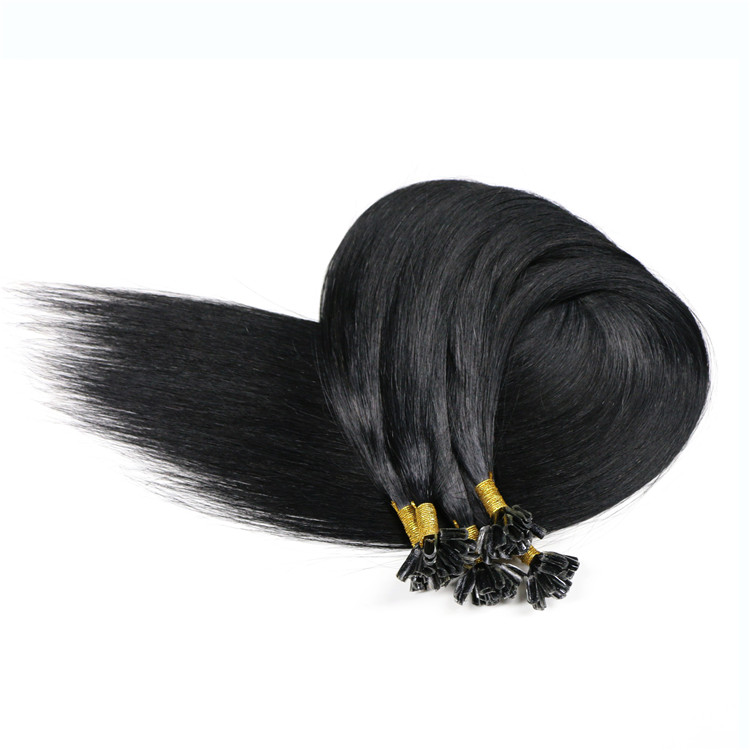 Human unprocessed virgin brazilian hair pre-bounded best selling products nail tip hair extension