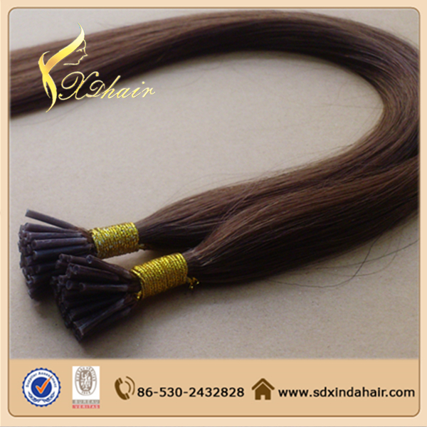 I tip human hair extensions Wholesale remy human hair 100% human hair virgin brazilian hair