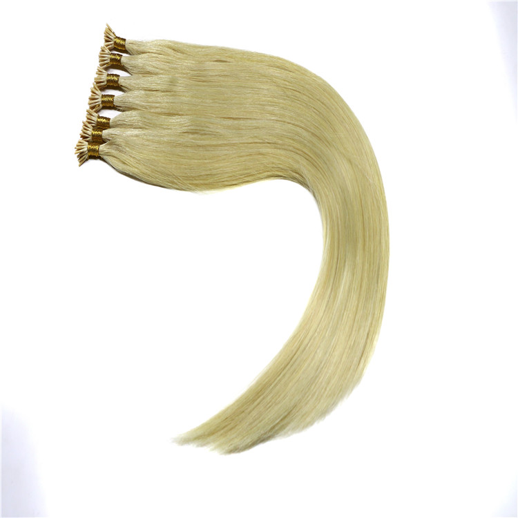 In stock blonde #60 color unprocessed I stick tip hair extensions
