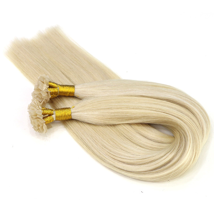In stock fashion hot sale fusion flat tip hair extensions