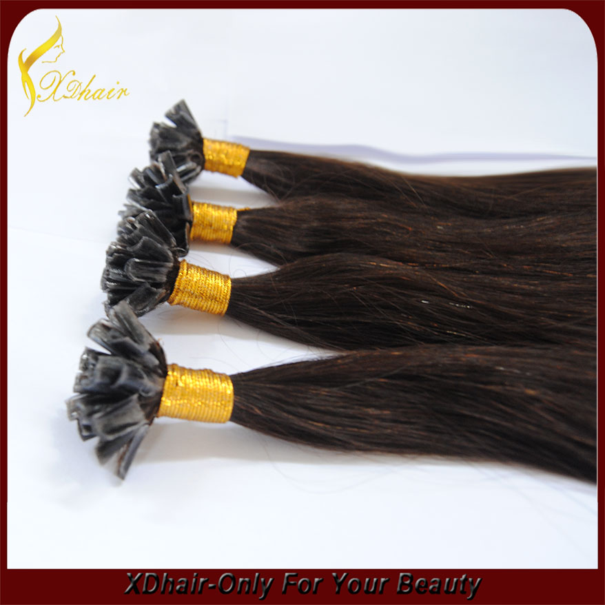Juancheng Xinda Наращивание волос Горячие Продаем Предварительно Таможенный Nail Tip расширение волос