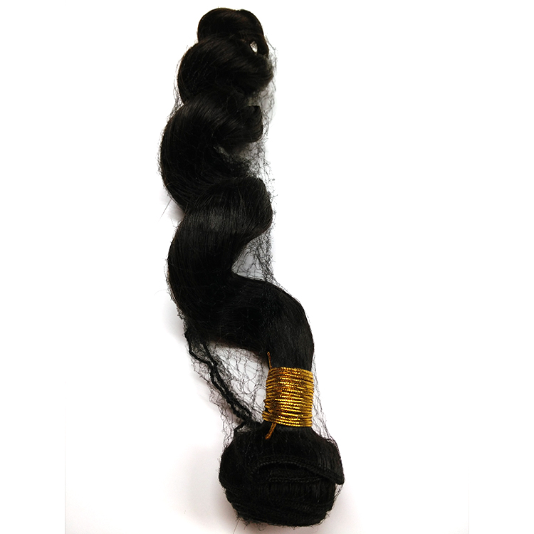 Потерять волна выдвижение человеческих волос естественный черный волос фабрики цена