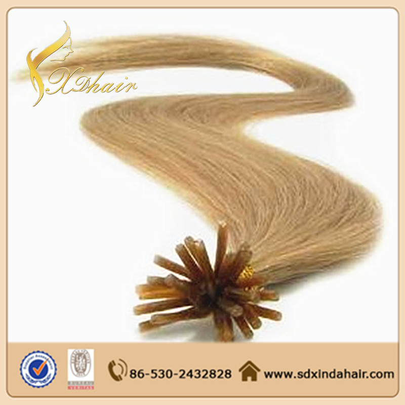 Manufacture Wholesale Human Hair Virgin Remy Pre-Bonded 1g strand hair extension cheap price