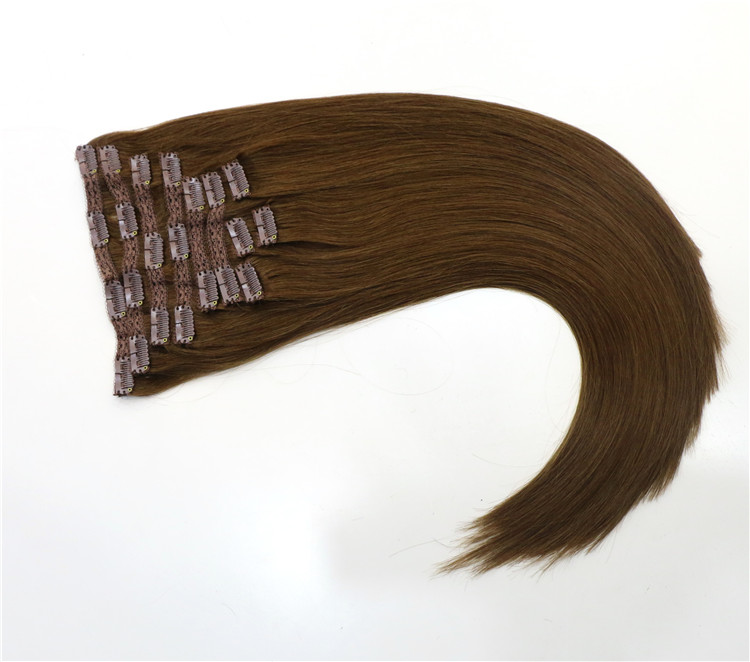 Manufacturer Wholesale european Hair extension and Wavy Clip in Hair Extensions