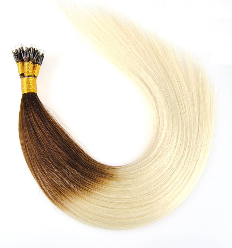 Nano ring human hair extension factory price wholesale hair extension