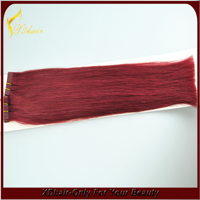 New arrival hot product tiaras colorful synthetic PU tape hair extension wholesale price