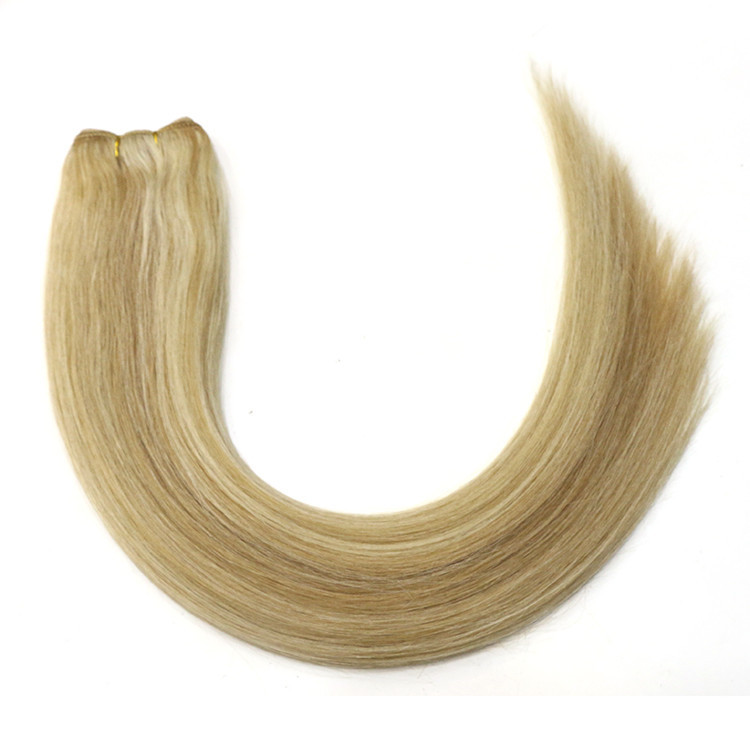 New arrived top grade 6A Body Wave platinum blonde brown mixed blonde hair weft