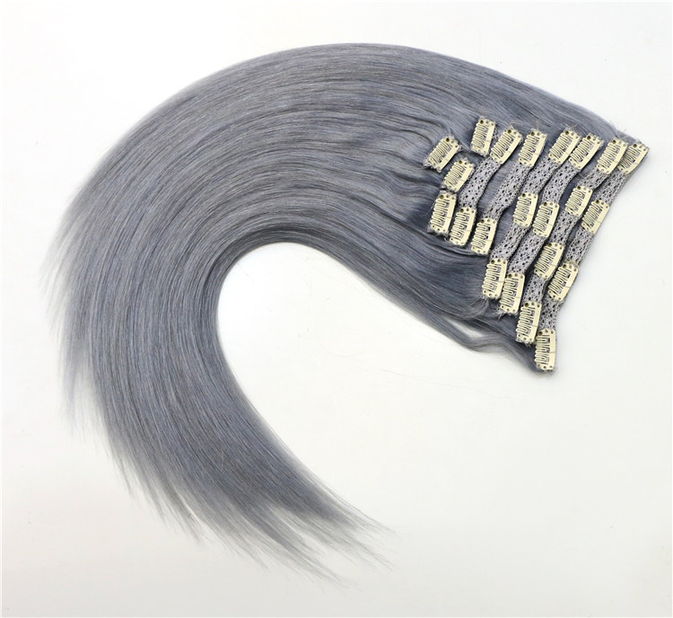 New fashion wholesale hair extensions no clips no glue straight hair remy human hair