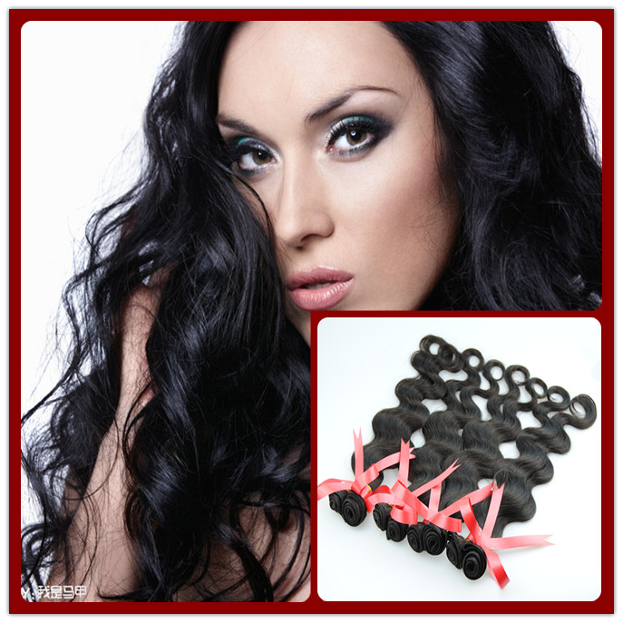 New style fashion 24" brazilian hair weave 100% unprocessed 100 pure virgin human hair body wave 3pieces/set