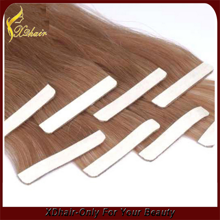 No tangle no shedding keratin glue 100% European virgin remy hair double drawn Germany glue tape hair extension