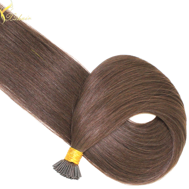 One Donor 100% human hair factory price i tip hair extensions indian