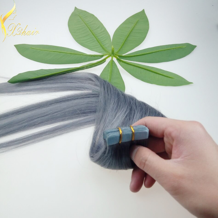 PU Tape Hair Extension Top Skin Weft Natural Real Straight Hair 100g/pack 16"18"20"22"24" With All Color