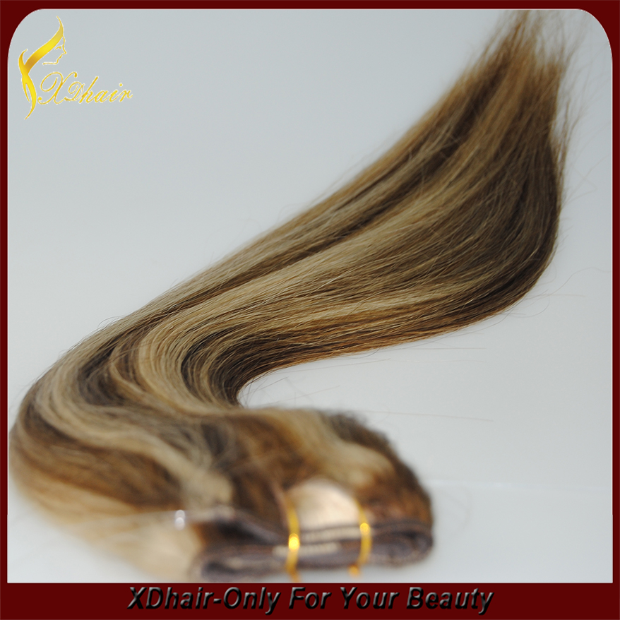 Piano Color Hair Weft/weaving Peruvian Hair Products 6A Tangle Free Style