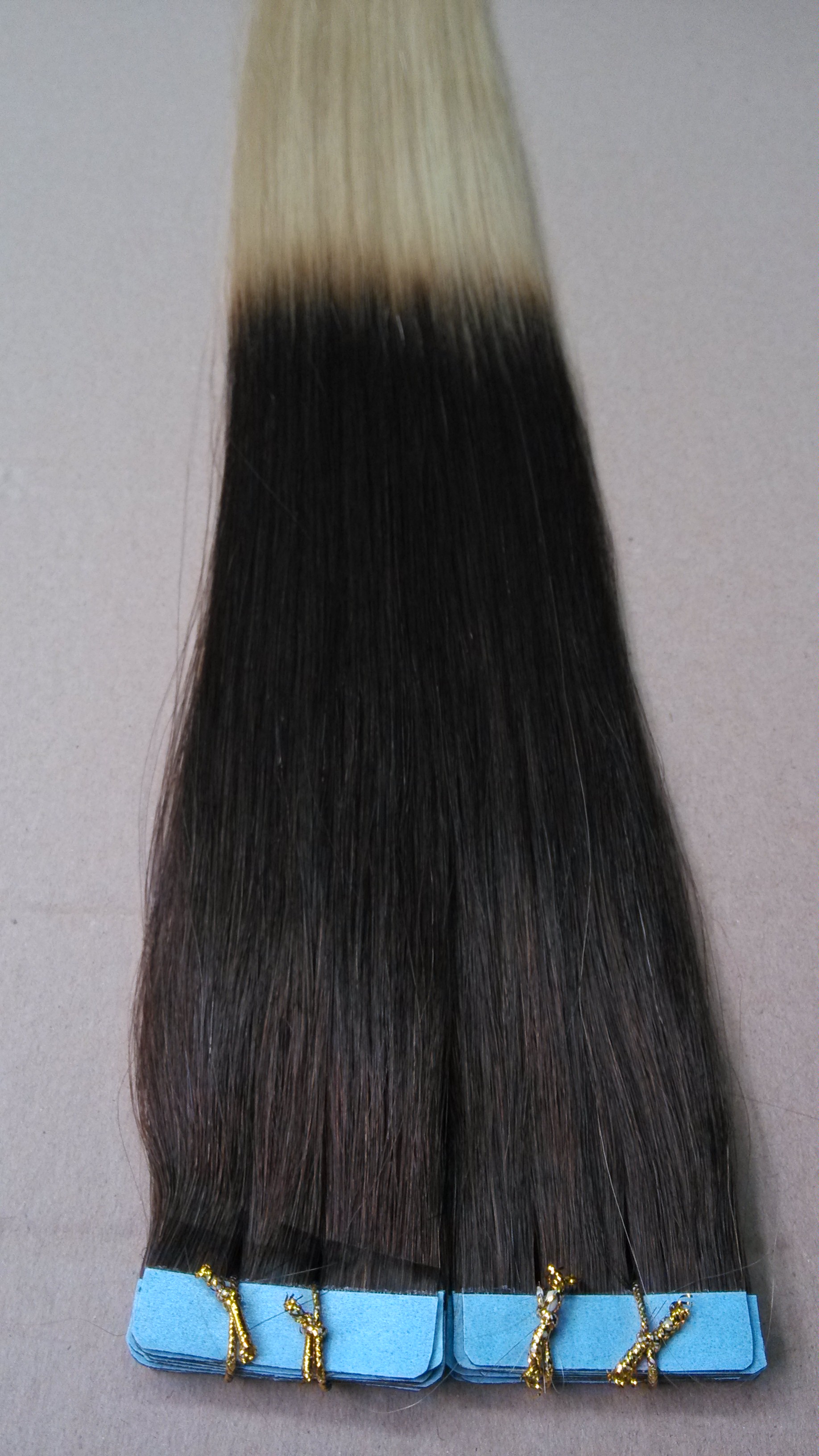 Straight brazilian hair tape in hair extentions cheap tape hair extension for wholesale