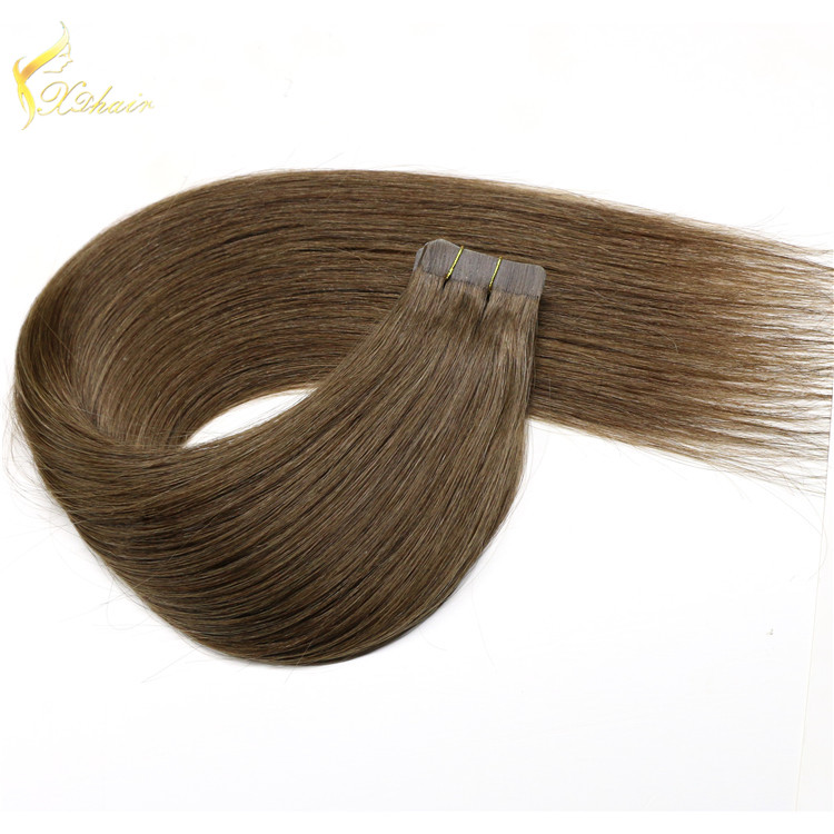 Straight hair for each 5a 6a 7a 8a 100% human hair tape in extension