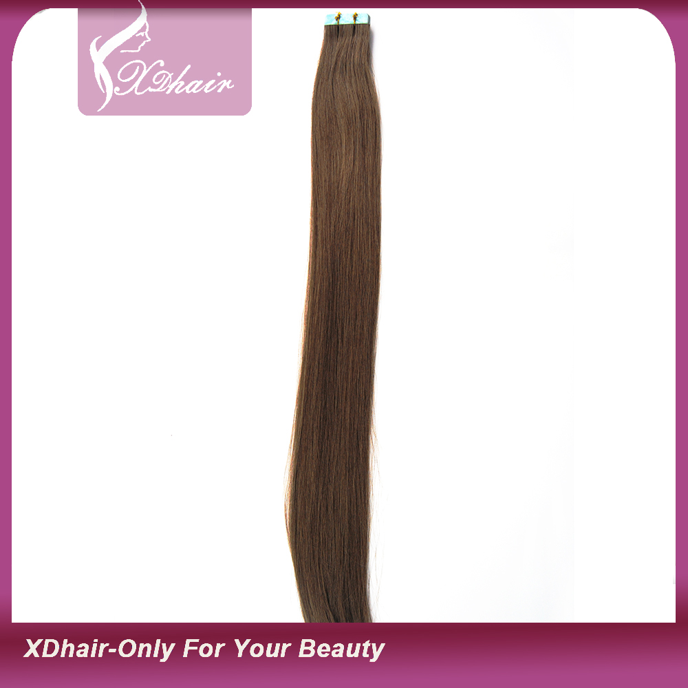 Tape Hair Extensions PU Skin Weft Virgin Human Hair Supplier from China