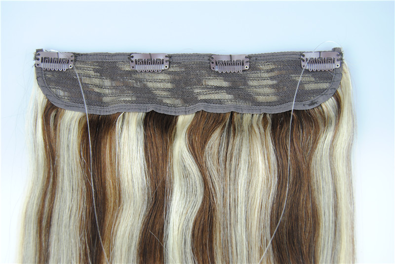 Thick Bottom mix color 120g Remy Double Drawn 20 inch flip human in hair extensions