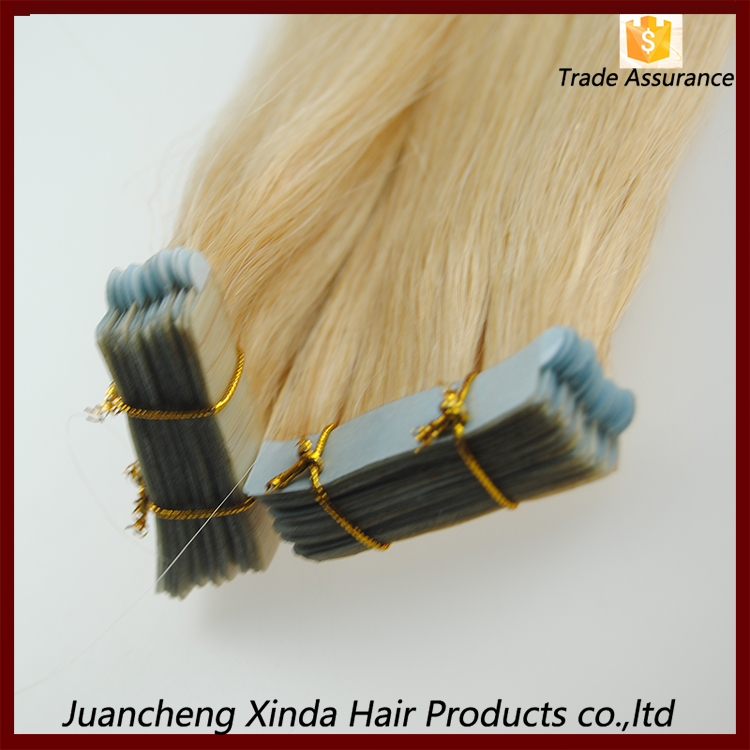 Top grade best selling 100% virgin human Hair Full Cutical tape hair extension
